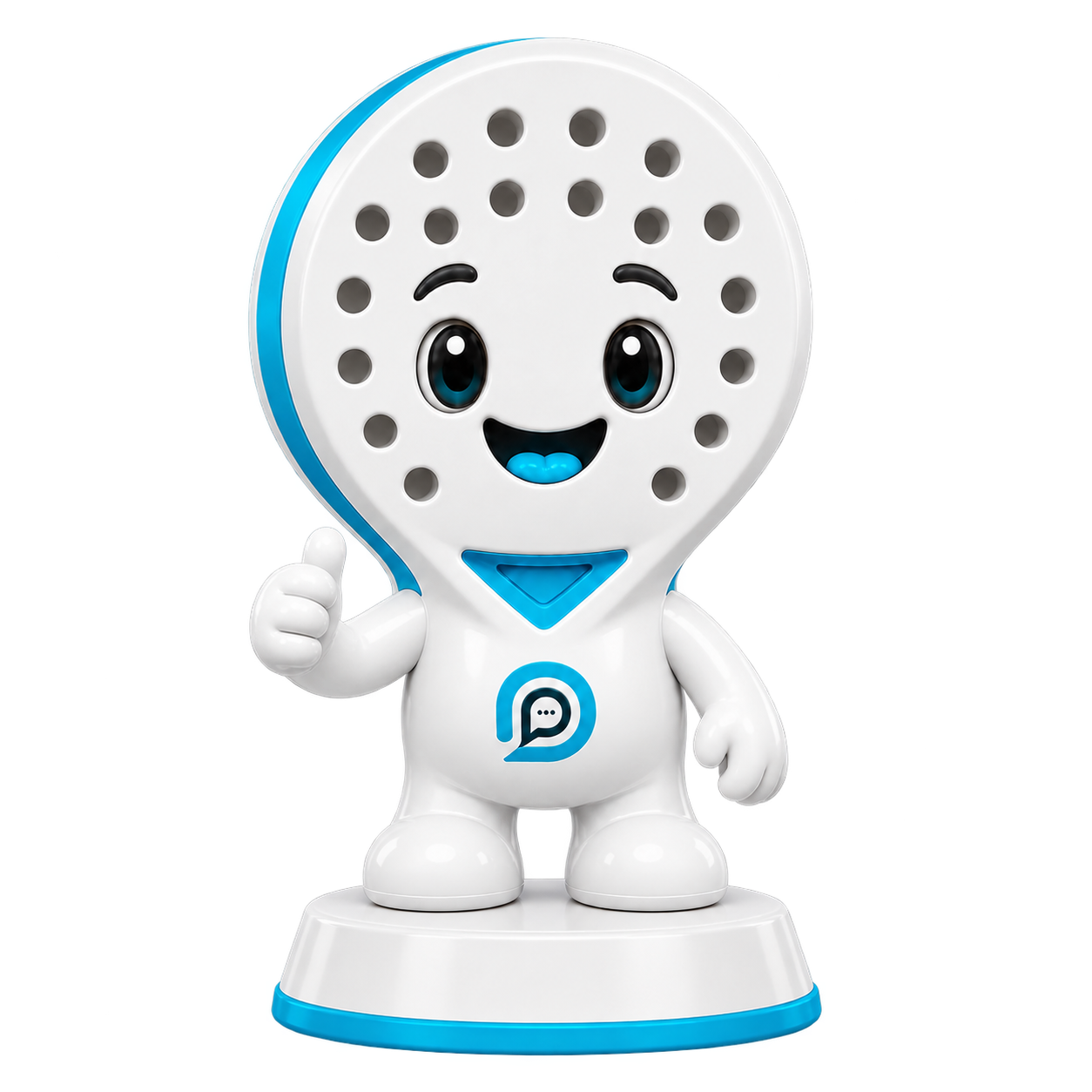Figura de Dropix con el pulgar hacia arriba